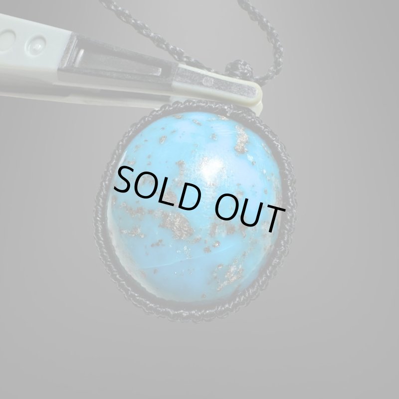 画像2: ☆10/16UP☆ペルシャ産:ハイクオリティターコイズ:パイライトの奇跡:トワイライトゾーン (2)