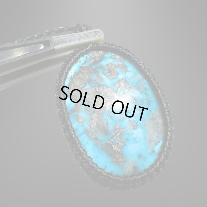 画像2: ☆10/16UP☆ペルシャ産:ハイクオリティターコイズ:パイライトの奇跡:太陽の息吹 (2)