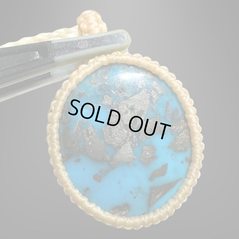 画像2: ☆10/16UP☆ペルシャ産：ハイクオリティターコイズ：パイライトの奇跡：星の子 (2)