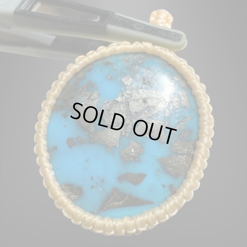 画像1: ☆10/16UP☆ペルシャ産：ハイクオリティターコイズ：パイライトの奇跡：星の子 (1)