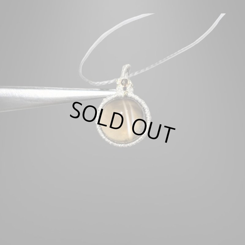 画像3: ☆11/14UP☆スモーキークォーツキャッツアイ:先生作品:美しいスターシラー:奇跡の閃光:Mystic Ember (3)