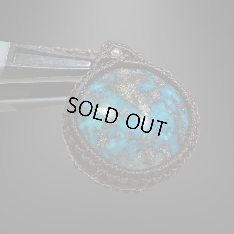 画像3: ☆11/14UP☆ペルシャ産：ハイクオリティターコイズ：パイライトの奇跡：Blue Phoenix (3)