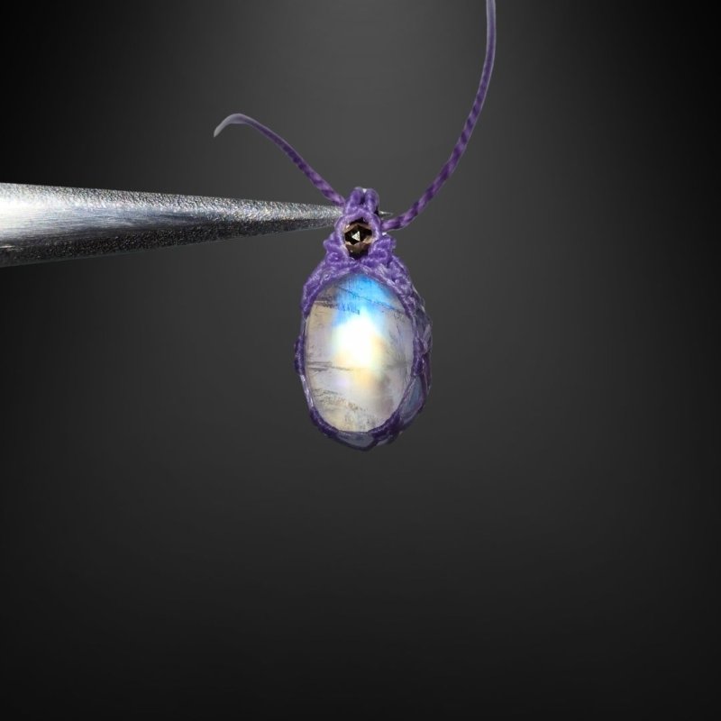 画像3: ☆11/14UP☆月のかけらロイヤルレインボームーンストーン。虹色がロイヤルな輝き:新色:先生作品:Celestial Aurora (3)