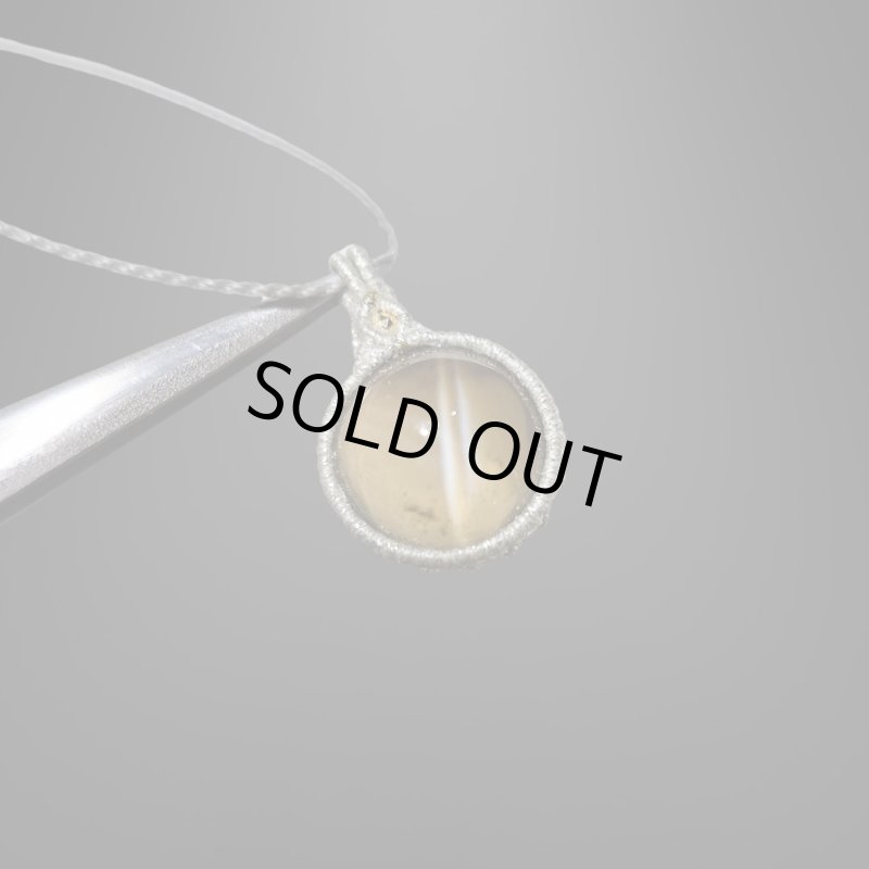 画像3: ☆11/14UP☆スモーキークォーツキャッツアイ：先生作品：美しいスターシラー：奇跡の閃光：Golden Veil (3)