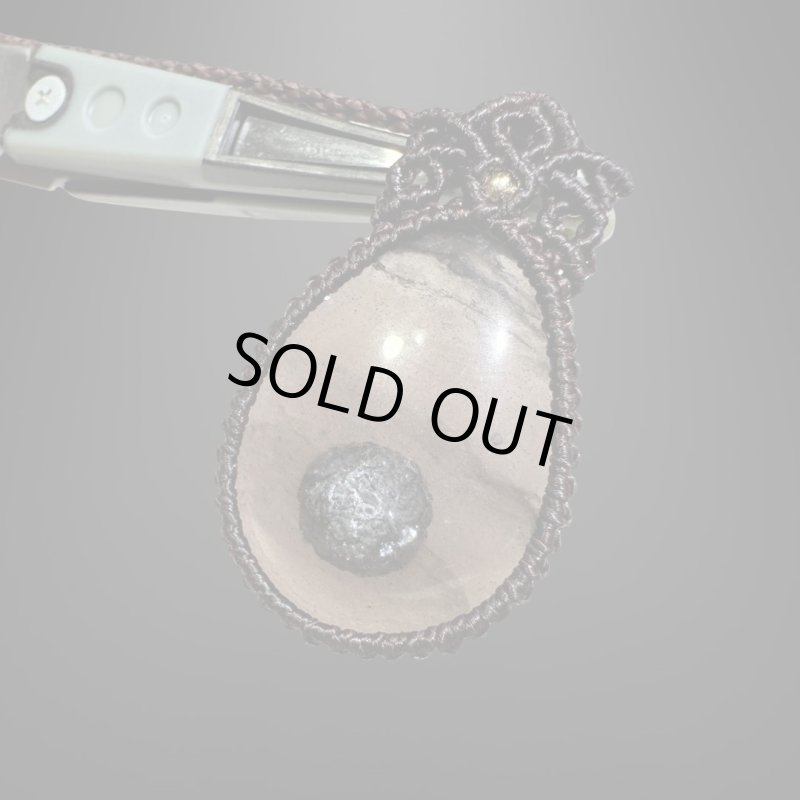 画像2: ☆11/14UP☆:クリストバライトインオブシディアン:激レア:銀霞 (2)