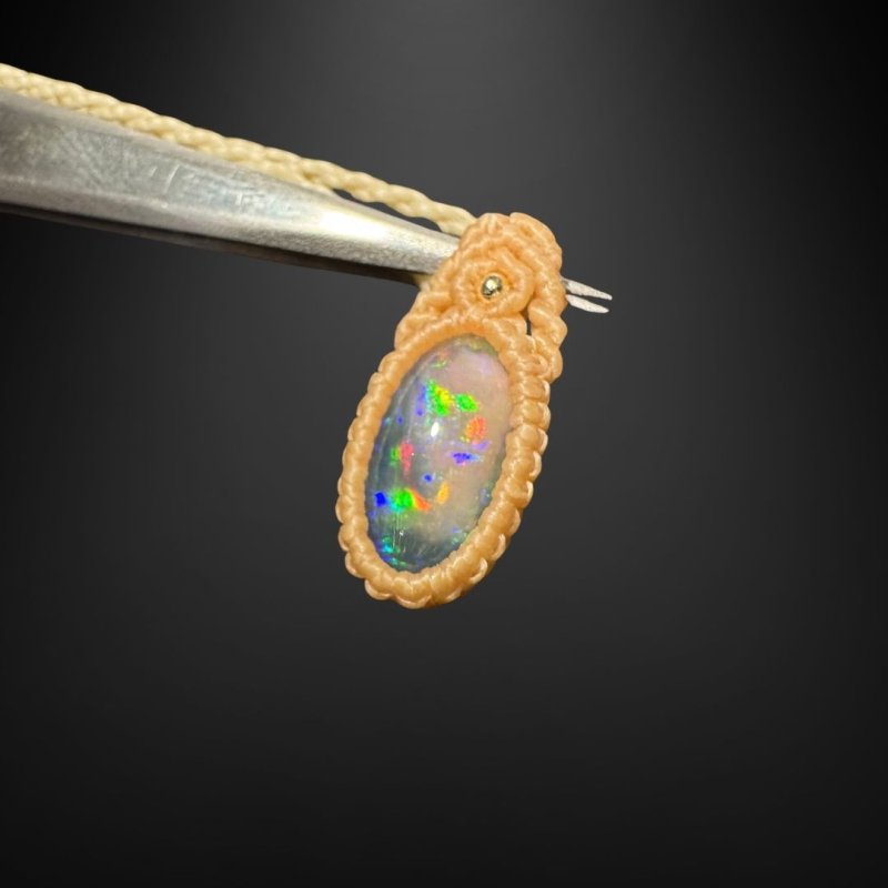 画像4: ☆12/13UP☆ウォーターオパール：燃えるオパール：透明感遊色：オーラリズム (4)