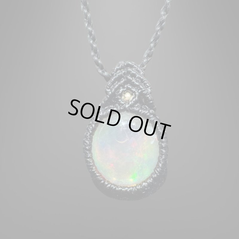 画像1: ☆12/13UP☆ウォーターオパール：燃えるオパール：透明感遊色：スピリットリンク (1)