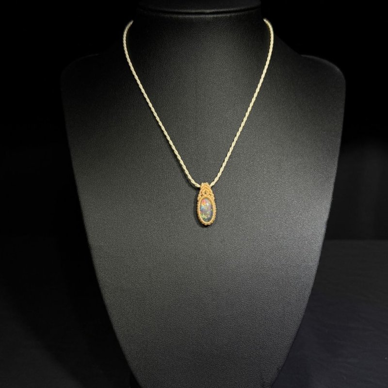 画像5: ☆12/13UP☆ウォーターオパール：燃えるオパール：透明感遊色：オーラリズム (5)