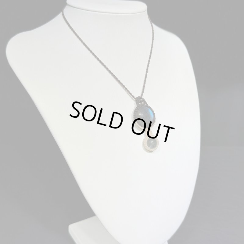 画像5: ☆12/13UP☆ディープブルーラブラドライト×バイカラータンザナイト:青い光を発する美しいハイクオリティ天然ラブラドライト: (5)