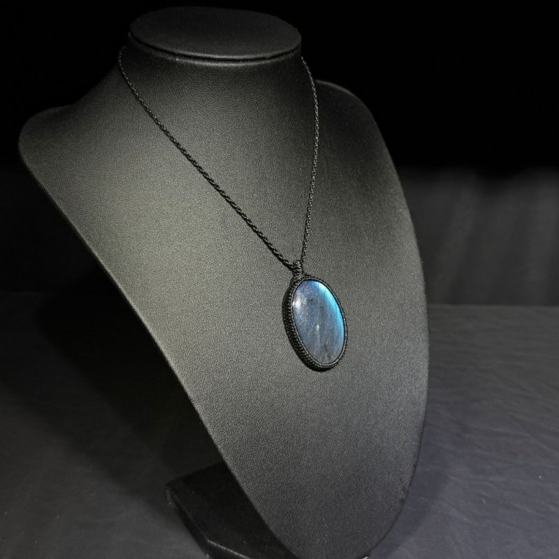 画像5: ☆12/13UP☆ディープブルーラブラドライト：青い光を発する美しいハイクオリティ天然ラブラドライト：ミスティックウェーブ (5)