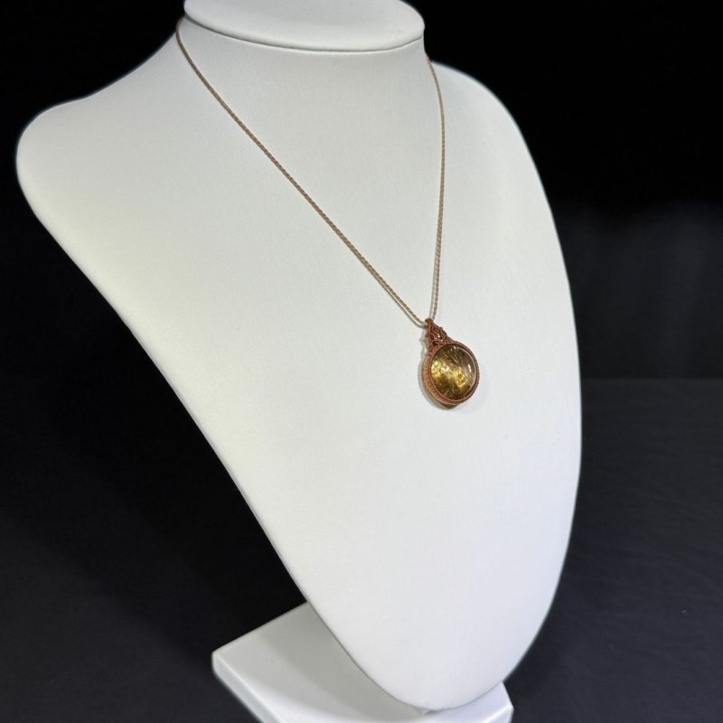 画像5: ☆12/13UP☆:ゴールドルチルクォーツ:ハイクオリティ:先生作品:金の天然の柱が石の中に:ルミナスダスク (5)