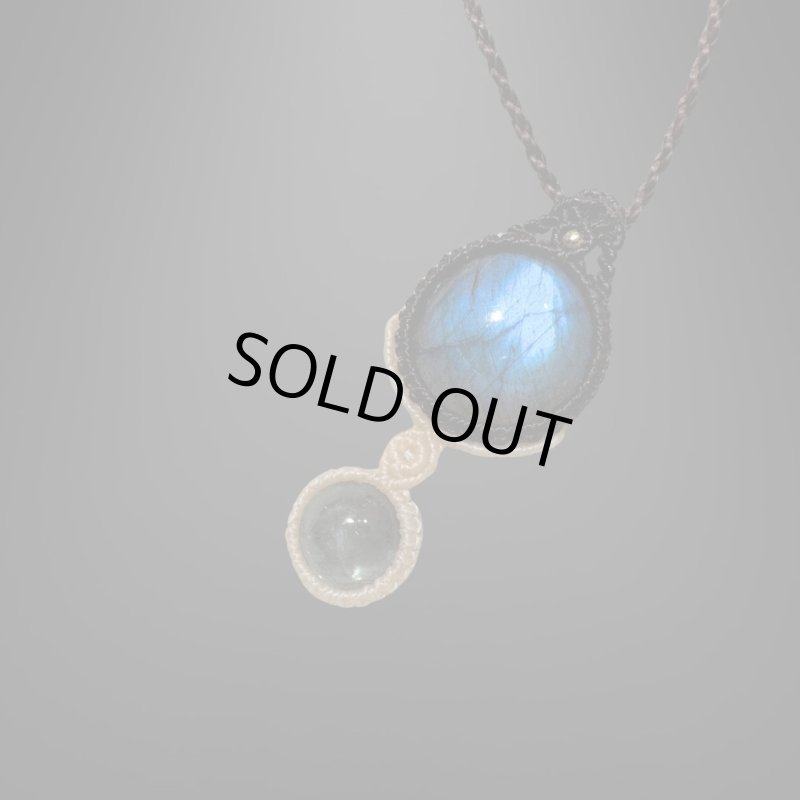 画像3: ☆12/13UP☆ディープブルーラブラドライト×バイカラータンザナイト:青い光を発する美しいハイクオリティ天然ラブラドライト: (3)