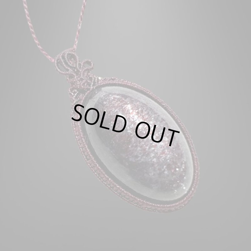 画像2: ☆12/13UP☆:先生作品:アイオライトサンストーン:ハイクオリティ:星空:ブラッドショット:エクリプスチャーム (2)