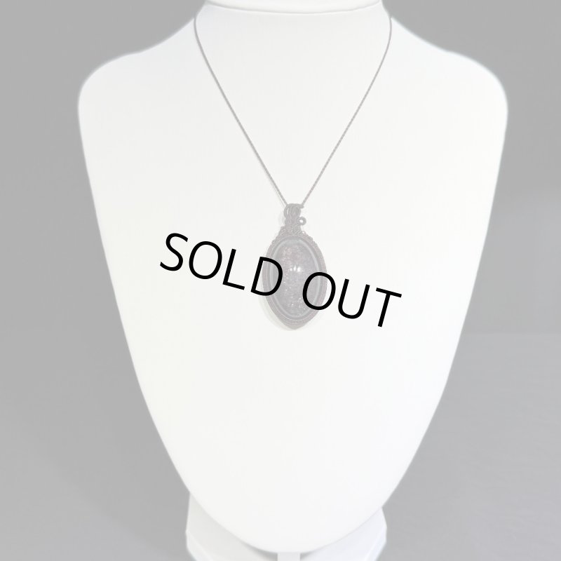 画像4: ☆12/13UP☆:先生作品:アイオライトサンストーン:ハイクオリティ:星空:ブラッドショット:エクリプスチャーム (4)