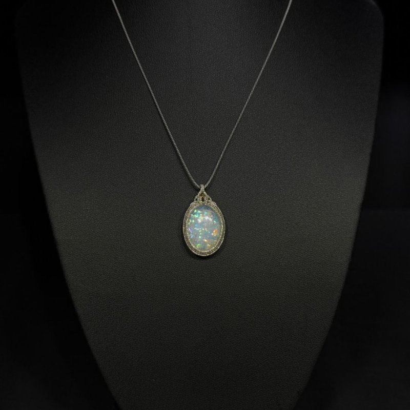 画像6: ☆12/13UP☆エチオピアンオパール:燃えるオパール:透明感ホワイト:ルミナスソウル (6)