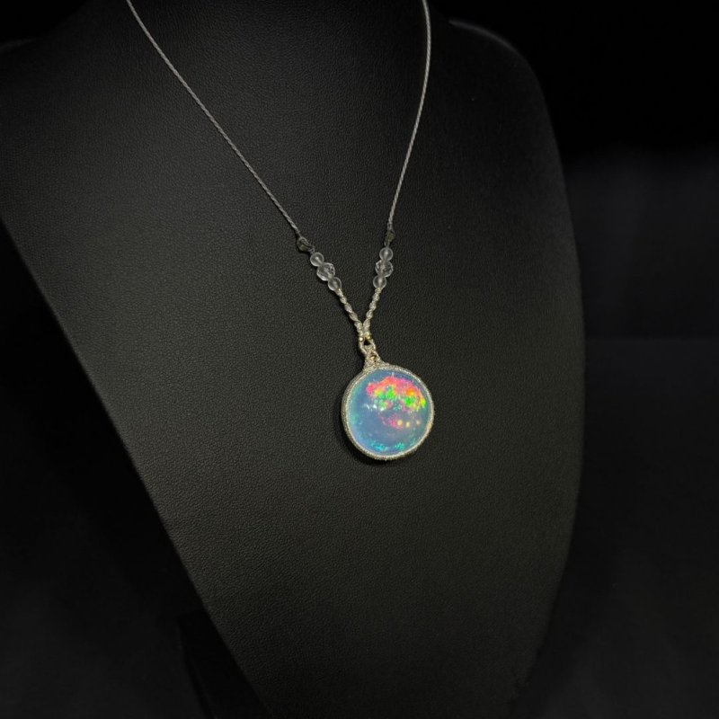 画像6: ☆12/13UP☆エチオピアンオパール:燃えるオパール:透明感ホワイト:ホーリーレイン (6)