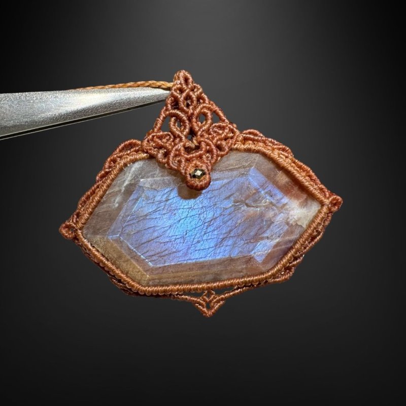 画像3: ☆12/13UP☆ベロモライト:ロシア産ムーンストーン:ロイヤルなシルバーシラー:先生作品:タイムシーカー (3)