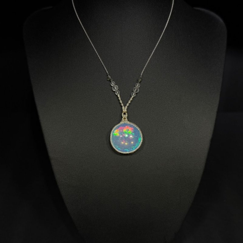 画像5: ☆12/13UP☆エチオピアンオパール:燃えるオパール:透明感ホワイト:ホーリーレイン (5)