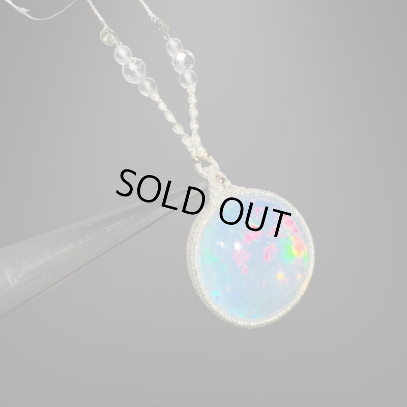 画像3: ☆12/13UP☆エチオピアンオパール：燃えるオパール：透明感ホワイト：ホーリーレイン (3)