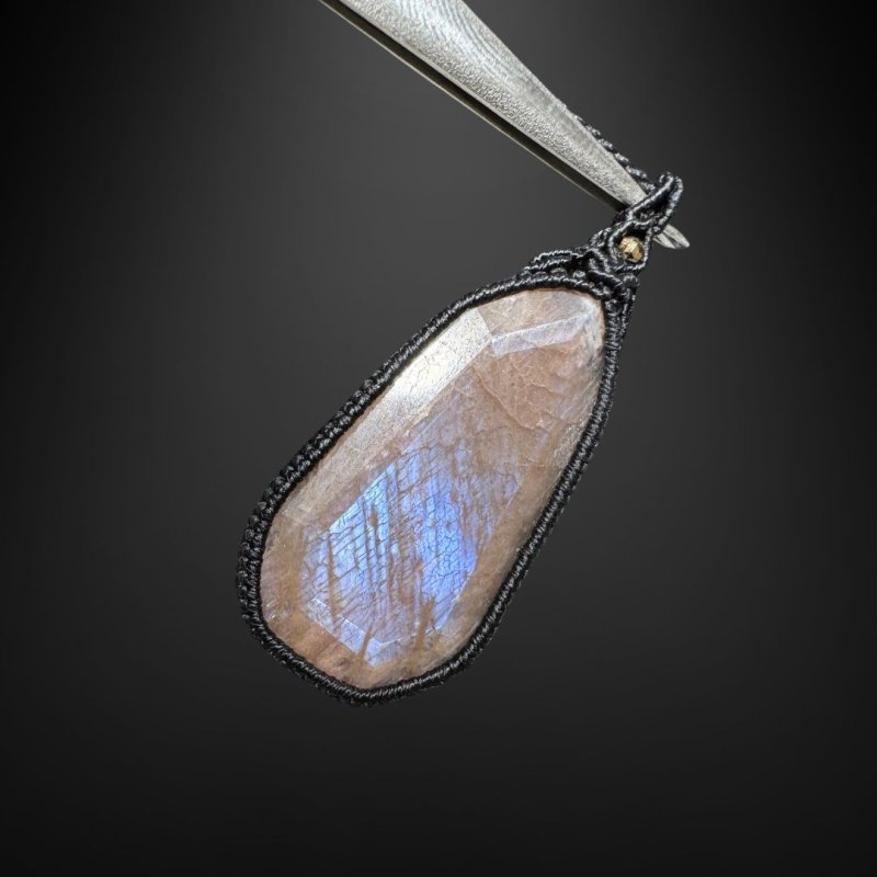 画像3: ☆12/13UP☆ベロモライト:ロシア産ムーンストーン:ロイヤルなシルバーシラー:先生作品:アンシエントグロウ (3)