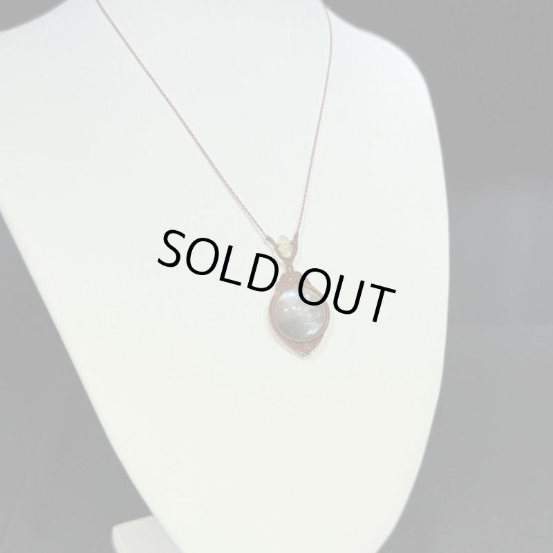 画像5: ☆12/13UP☆ベロモライト：ロシア産ムーンストーン：ロイヤルなシルバーシラー：先生作品：ネイチャーリフレイン (5)