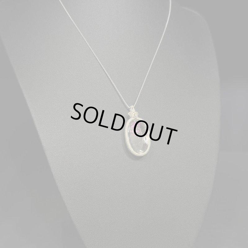 画像5: ☆12/13UP☆大人気近年人気急上昇：ブラジル産：奇跡のピンクシラー：先生作品；正面ギラギラのピンク色：水晶：エターナルフレイム (5)