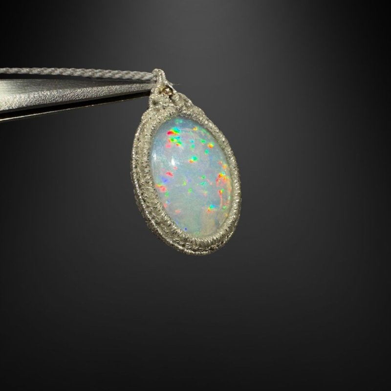 画像4: ☆12/13UP☆エチオピアンオパール:燃えるオパール:透明感ホワイト:ルミナスソウル (4)