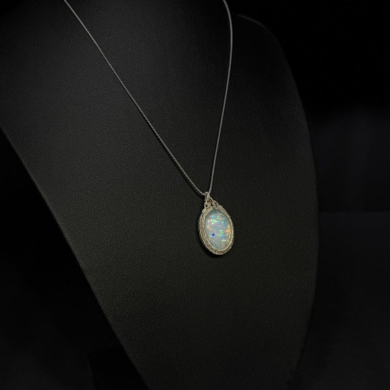 画像7: ☆12/13UP☆エチオピアンオパール:燃えるオパール:透明感ホワイト:ルミナスソウル (7)