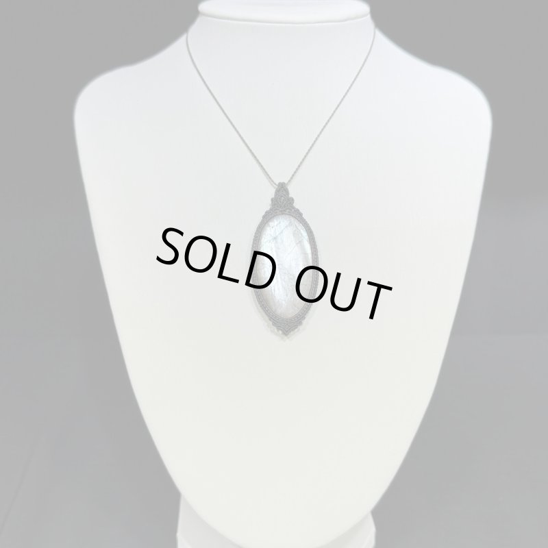 画像4: ☆12/13UP☆ベロモライト:ロシア産ムーンストーン:ロイヤルなシルバーシラー:先生作品:オーシャンリズム (4)