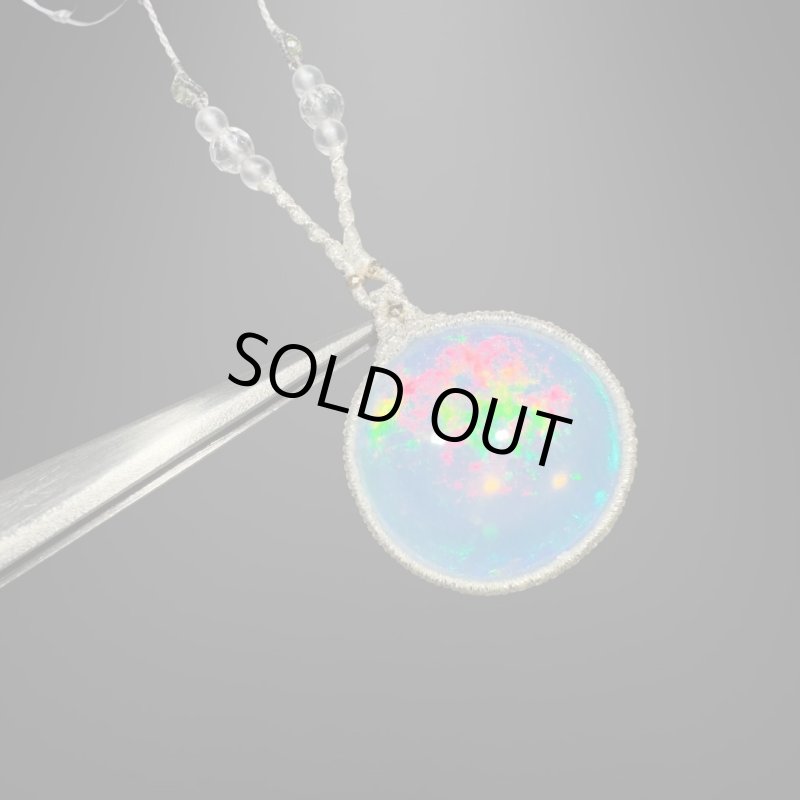 画像2: ☆12/13UP☆エチオピアンオパール：燃えるオパール：透明感ホワイト：ホーリーレイン (2)