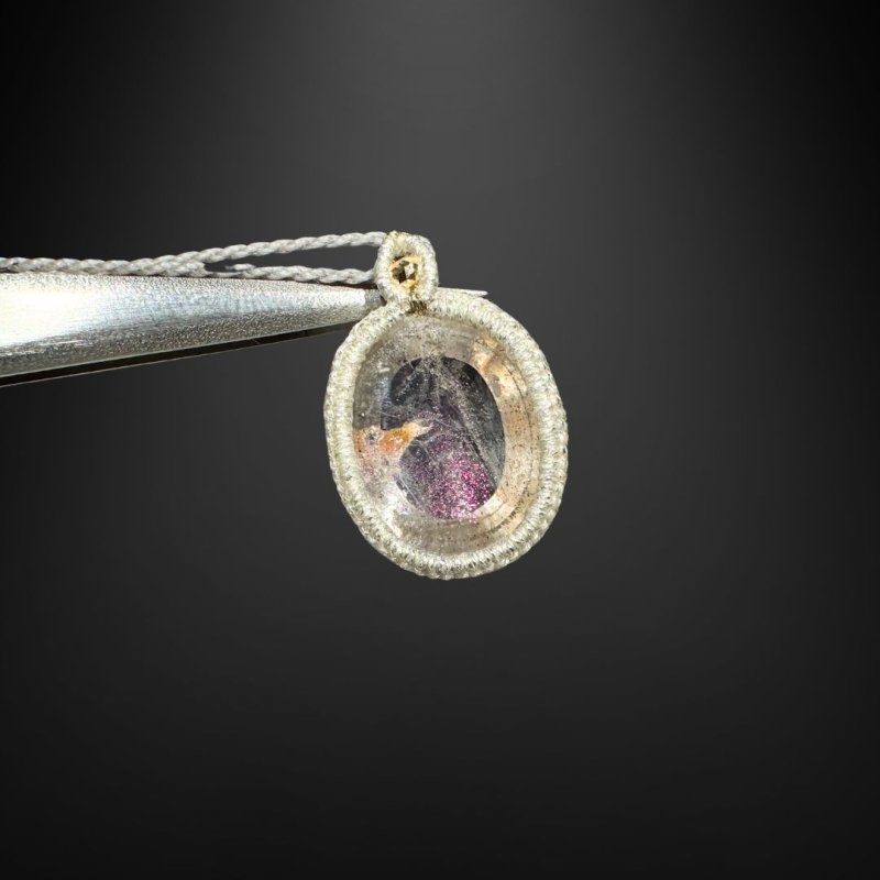 画像3: ☆12/13UP☆大人気近年人気急上昇:ブラジル産:奇跡のピンクシラー:先生作品;正面ギラギラのピンク色:水晶:ハーツライト (3)