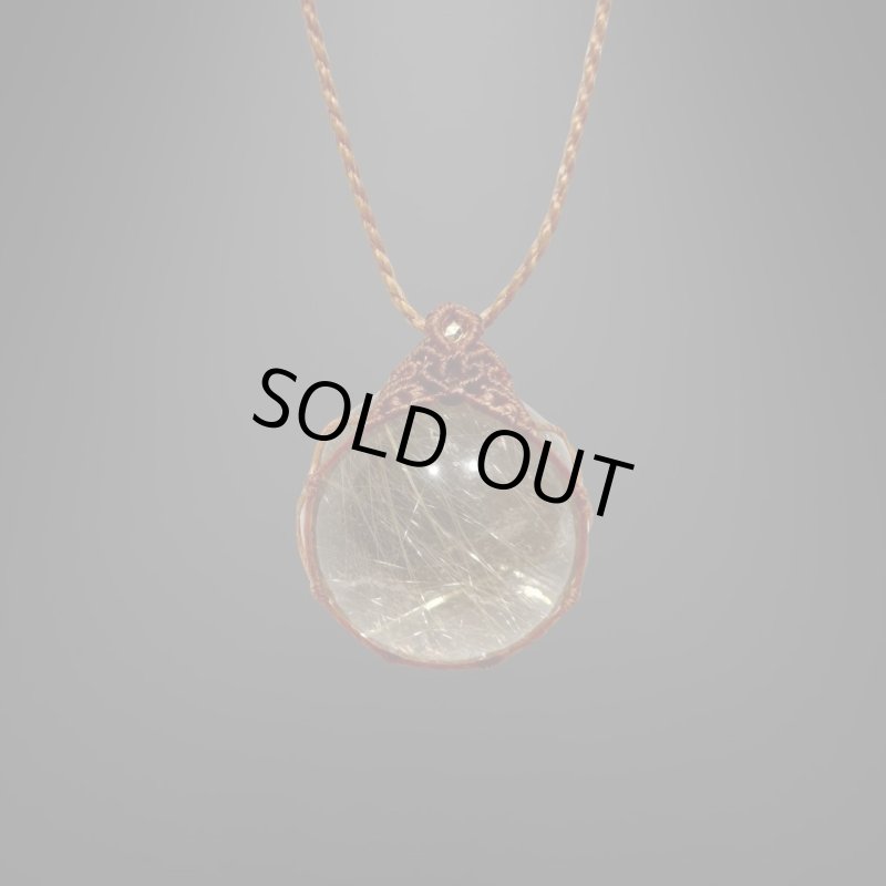 画像3: ☆12/13UP☆:ゴールデンルチルクォーツ:丸玉:金の天然の針が水晶に:スターリースパーク (3)