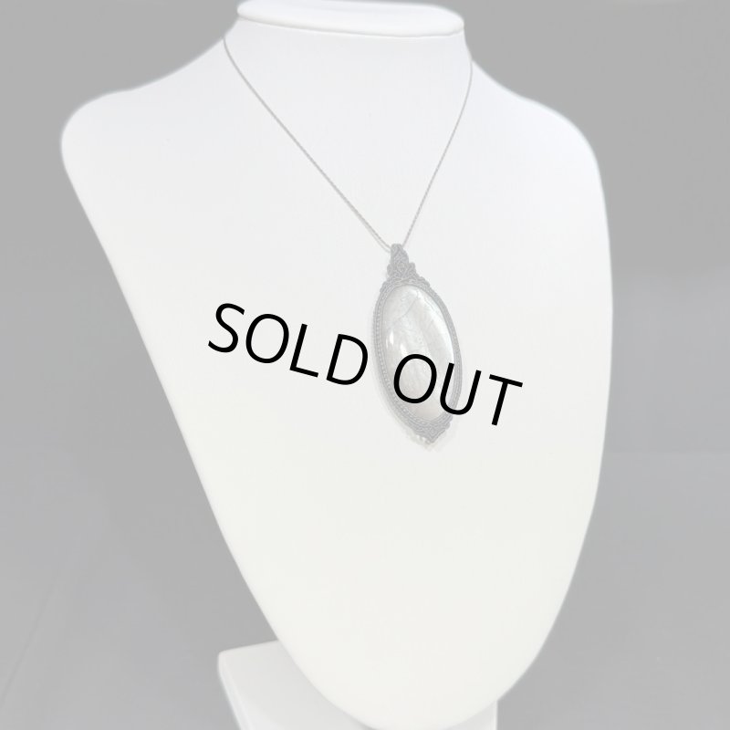 画像5: ☆12/13UP☆ベロモライト:ロシア産ムーンストーン:ロイヤルなシルバーシラー:先生作品:オーシャンリズム (5)