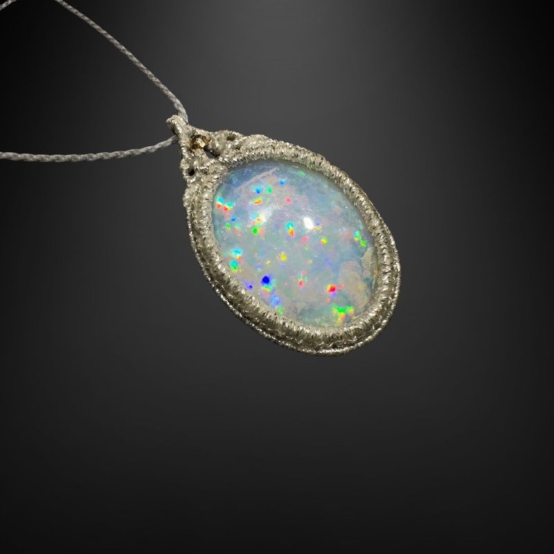 画像2: ☆12/13UP☆エチオピアンオパール:燃えるオパール:透明感ホワイト:ルミナスソウル (2)