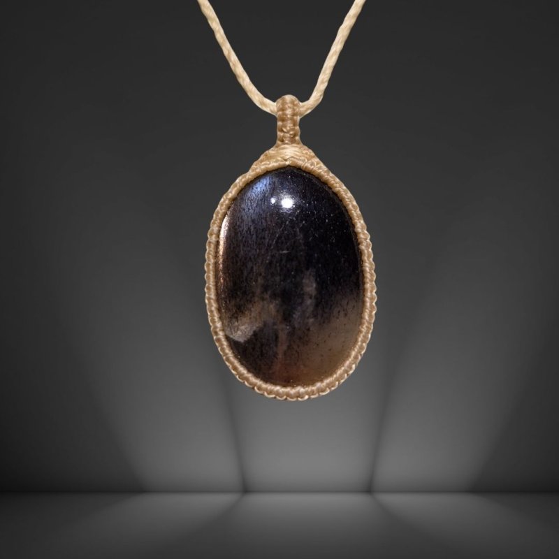 画像3: ☆04/06UP☆ブラックサンストーン:タンザニア産:ここまでギラギラ:ハイクオリティ:太陽の輝きサンストーン:Crystal Rêve(クリスタル・レーヴ / 夢) (3)