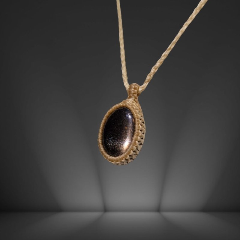 画像3: ☆04/06UP☆【格安20000→10000円】ブラックサンストーン:タンザニア産:ここまでギラギラ:ハイクオリティ:太陽の輝きサンストーン:花霊のささやき (3)