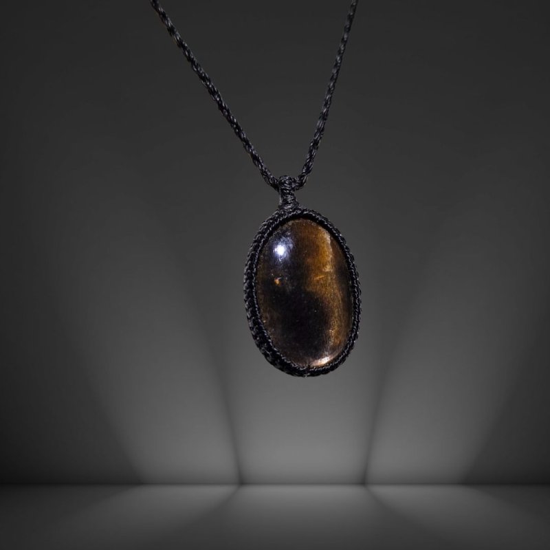 画像4: ☆04/06UP☆【セール35000→15000】ブラックサンストーン:タンザニア産:ここまでギラギラ:ハイクオリティ:太陽の輝きサンストーン:森のことづて (4)