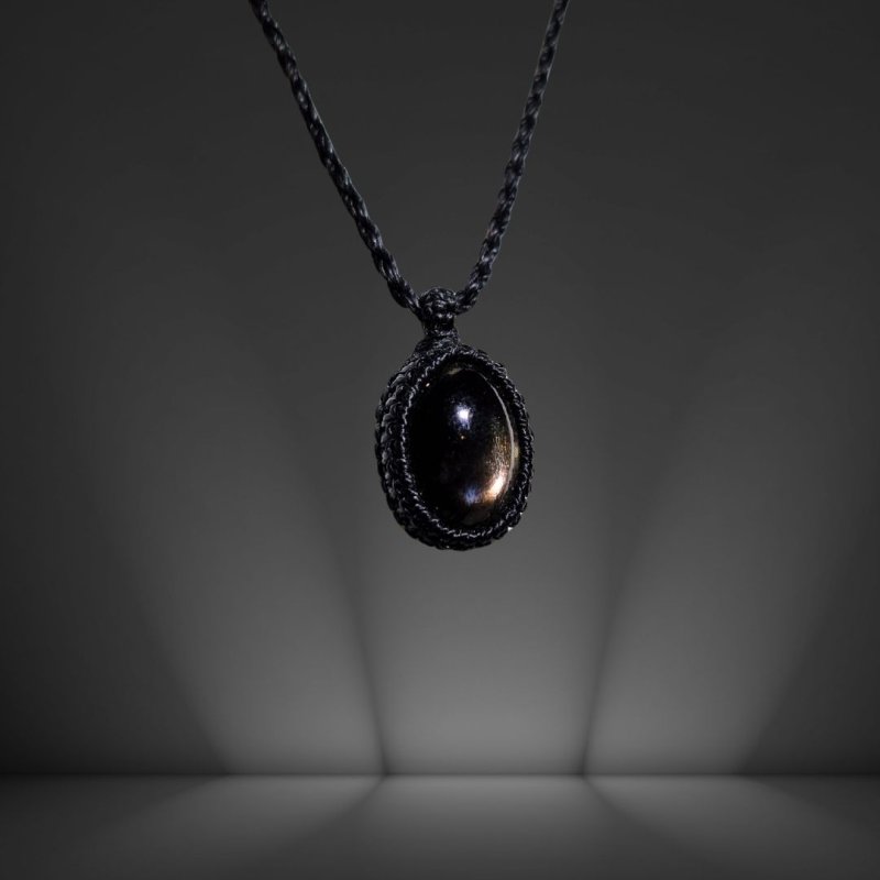 画像3: ☆04/06UP☆ブラックサンストーン：タンザニア産：ここまでギラギラ：ハイクオリティ：太陽の輝きサンストーン：星紡ぎの夢 (3)