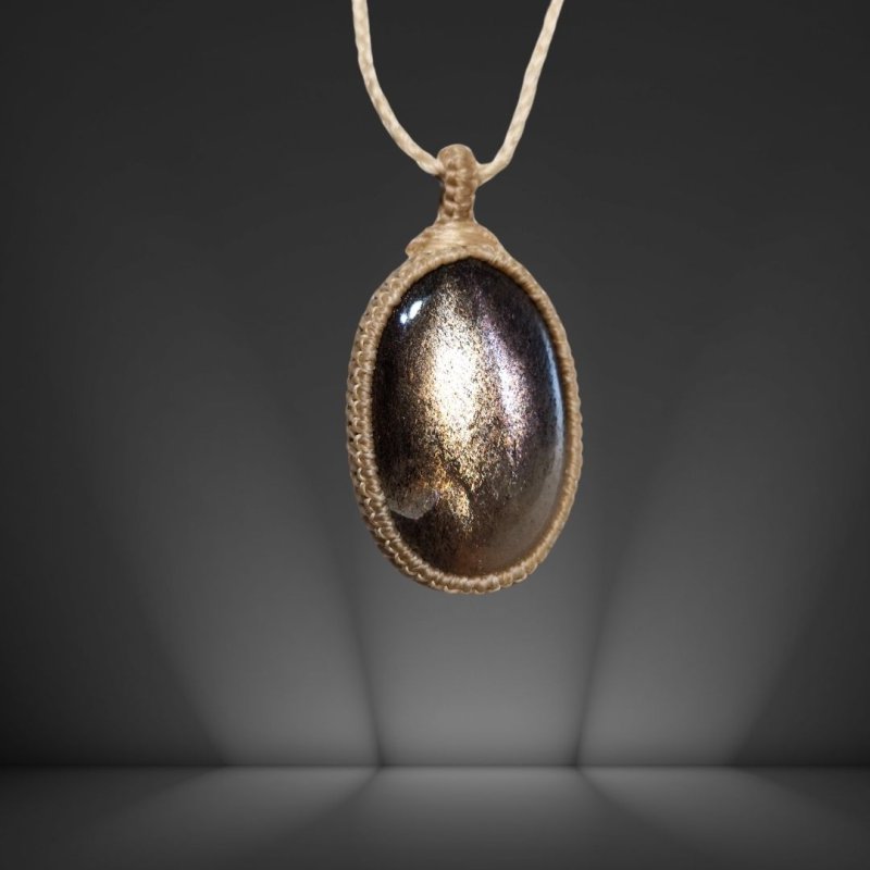 画像5: ☆04/06UP☆ブラックサンストーン:タンザニア産:ここまでギラギラ:ハイクオリティ:太陽の輝きサンストーン:Crystal Rêve(クリスタル・レーヴ / 夢) (5)