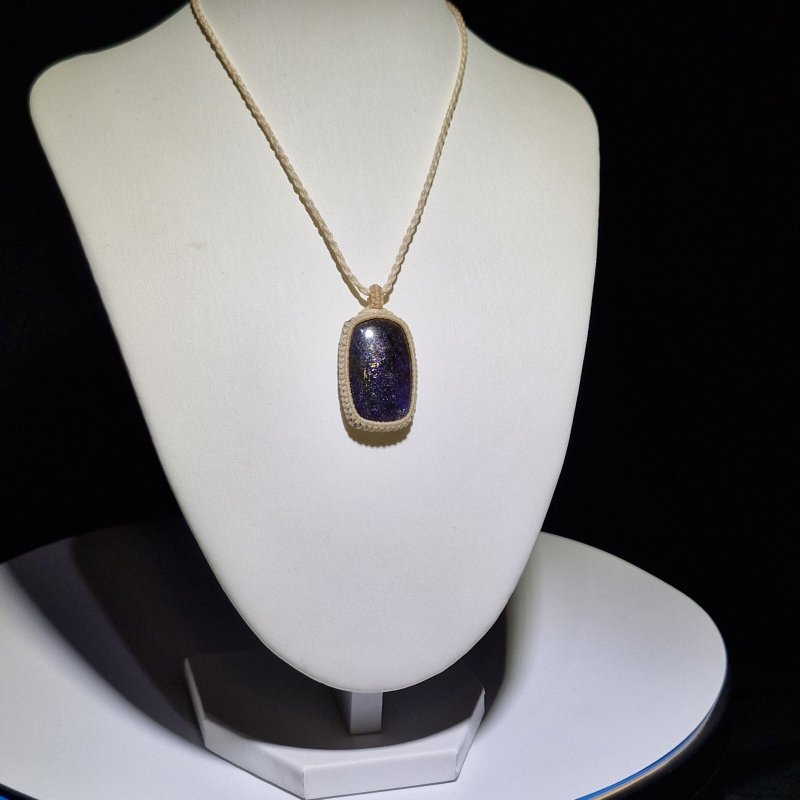 画像6: ☆04/06UP☆アイオライトサンストーン:コーディアライト:虹のキラキラが表面に:最高ピースコレクション:Inner Compass(内なる羅針盤) (6)