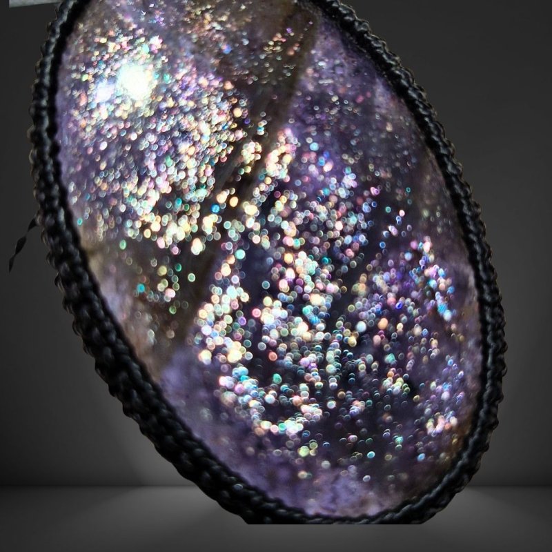 画像3: ☆04/06UP☆アイオライトサンストーン:コーディアライト:虹のキラキラが表面に:最高ピースコレクション:Vision Seeker(ヴィジョン・シーカー) (3)