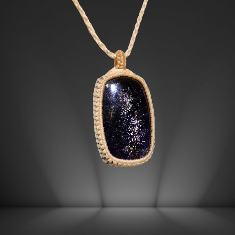 画像3: ☆04/06UP☆アイオライトサンストーン:コーディアライト:虹のキラキラが表面に:最高ピースコレクション:Inner Compass(内なる羅針盤) (3)