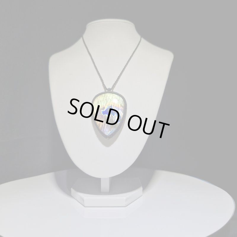 画像5: ☆04/06UP☆ディープブルーラブラドライト：青い光を発する美しいハイクオリティ天然ラブラドライト：紺の結（こんのゆい） (5)