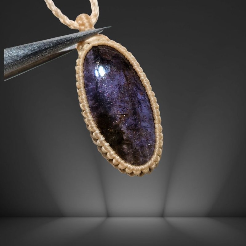 画像4: ☆04/06UP☆アイオライトサンストーン:コーディアライト:虹のキラキラが表面に:最高ピースコレクション:Deep Sight(ディープ・サイト) (4)