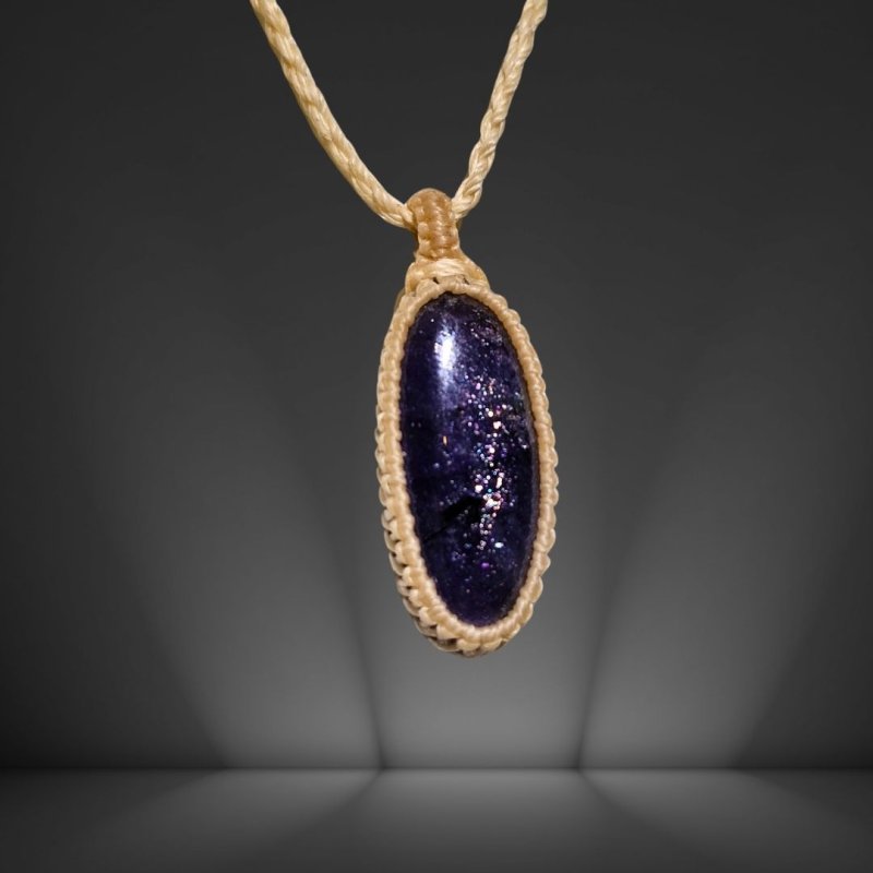 画像3: ☆04/06UP☆アイオライトサンストーン：コーディアライト：虹のキラキラが表面に：最高ピースコレクション：夢見の航路（ゆめみのこうろ） (3)