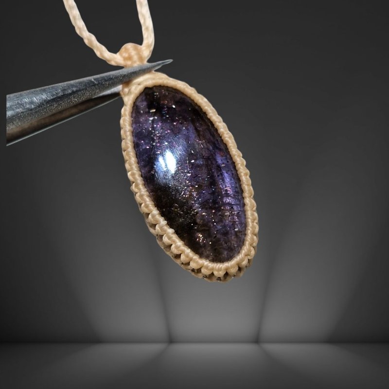 画像3: ☆04/06UP☆アイオライトサンストーン:コーディアライト:虹のキラキラが表面に:最高ピースコレクション:Deep Sight(ディープ・サイト) (3)