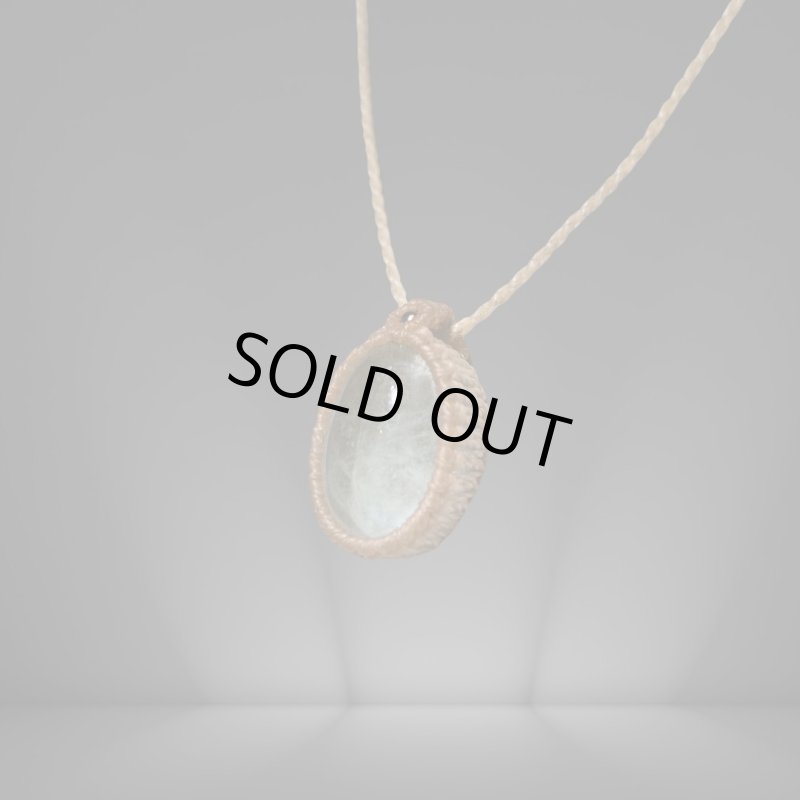 画像2: ☆09/16UP☆アクアマリン：水色ベリル：：水色の宝石：自分にだけ輝く：マクラメジュエリーの世界：Ocean Tale（海の物語） (2)