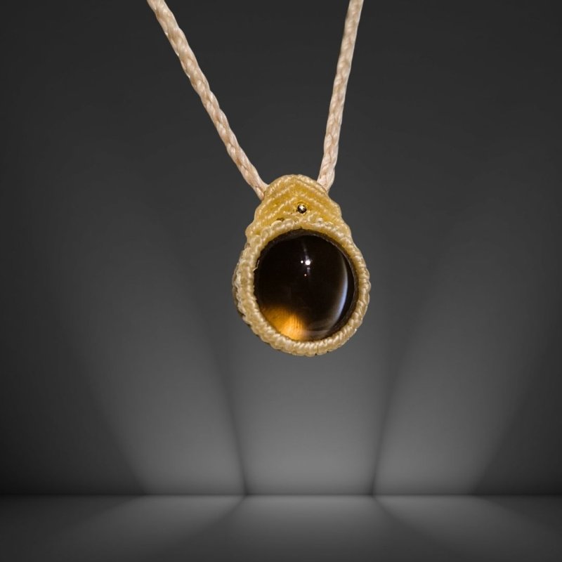 画像5: ☆04/06UP☆シトリンスモーキークォーツキャッツアイ：美しいスターシラー：奇跡の閃光：クォーツコレクションシリーズ：金雷珠（きんらいじゅ） (5)