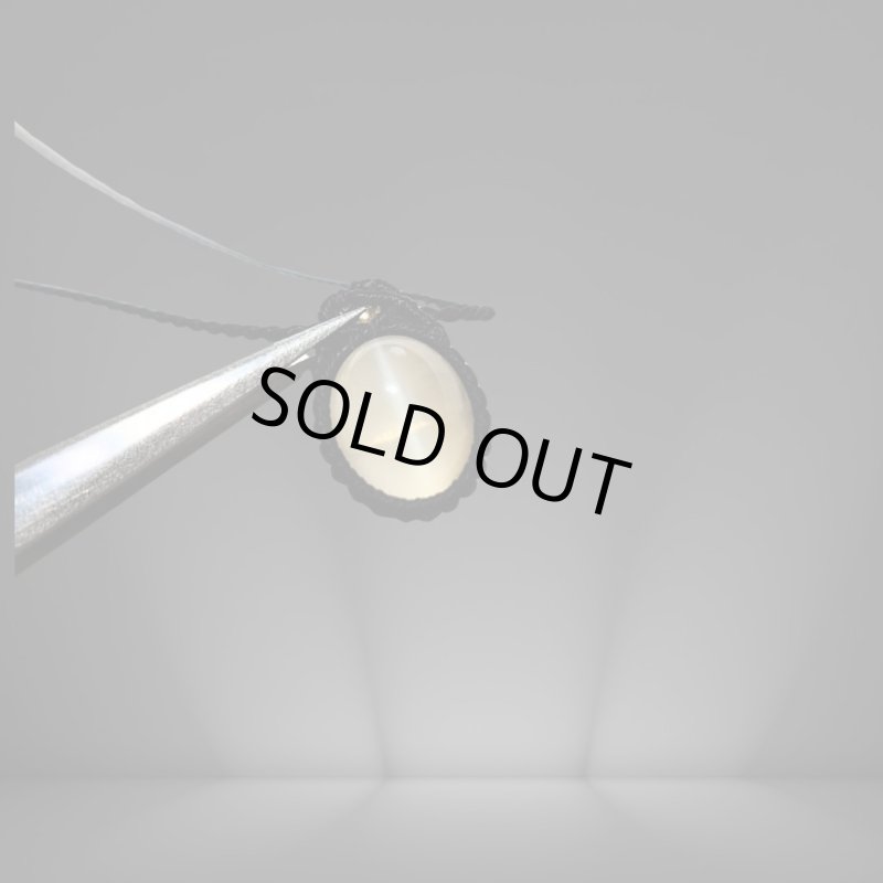 画像3: ☆12/13UP☆ホワイトオパールキャッツアイ：激レアシラー：きれいなキャッツアイ効果：完璧な表情：Glimmer Paw（きらめく足跡） (3)