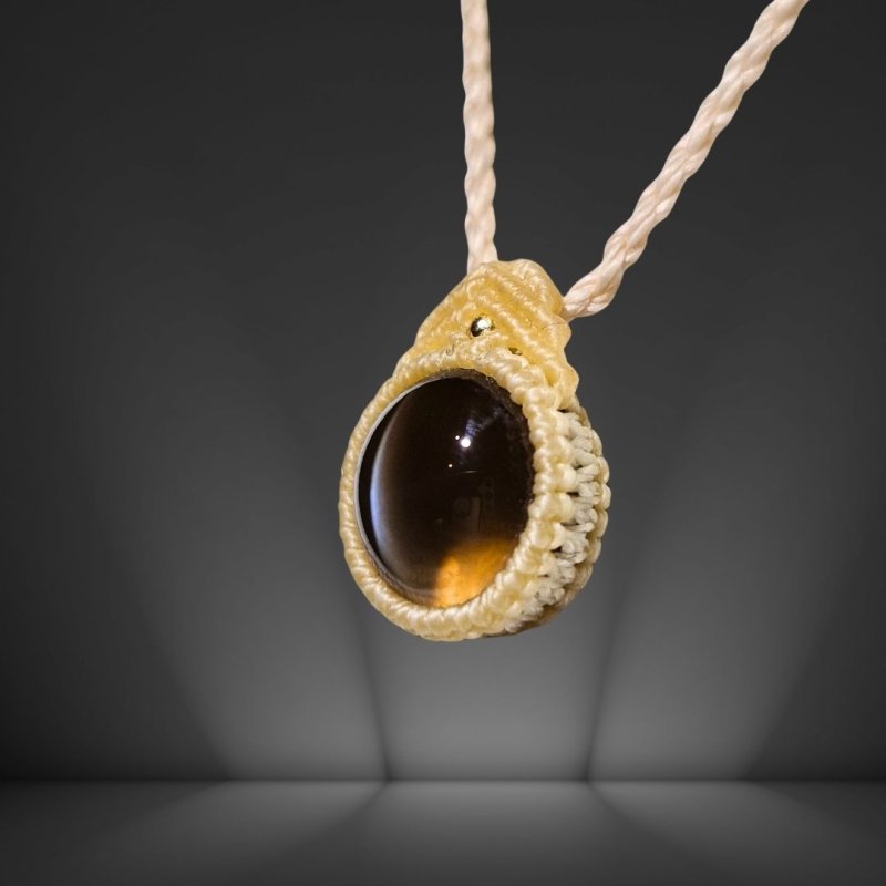 画像4: ☆04/06UP☆シトリンスモーキークォーツキャッツアイ：美しいスターシラー：奇跡の閃光：クォーツコレクションシリーズ：金雷珠（きんらいじゅ） (4)